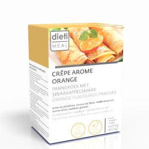 DIETIMEAL - Pfannenkuchen mit Orangengeschmack (7 Beutel)