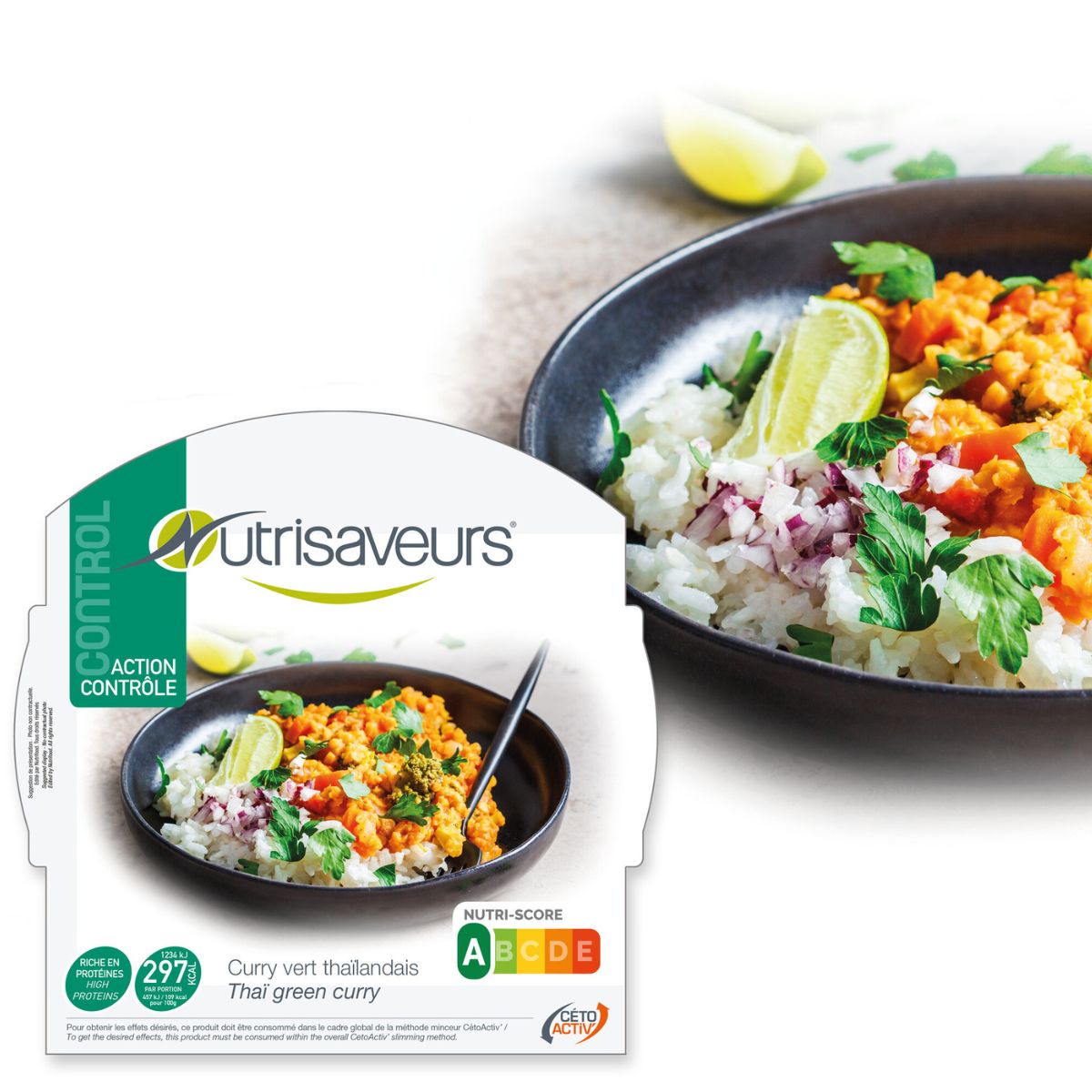 thaise curry groen Nutrisaveurs – Thailändisches grünes Curry – Bild 1