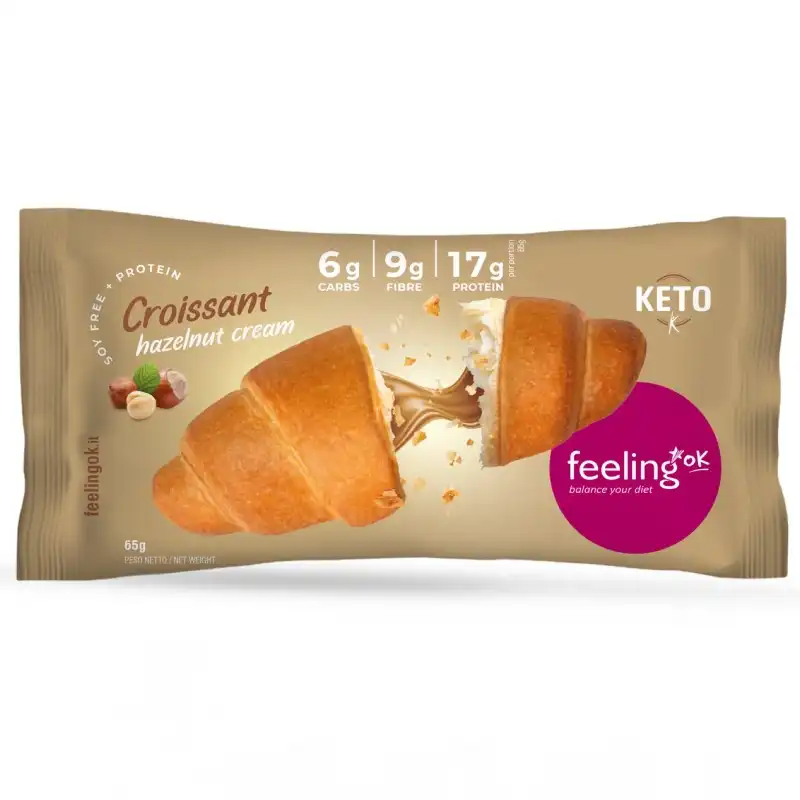 feeling-ok-croissant-ripieno-crema-nocciola-protein-65-gr Croissant mit Haselnusscreme-Füllung – Bild 1